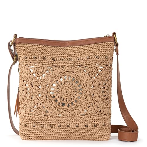 Image of The Sak Lucia Crossbody Bag in Crochet, Convertible Purse with Adjustable Shoulder Strap