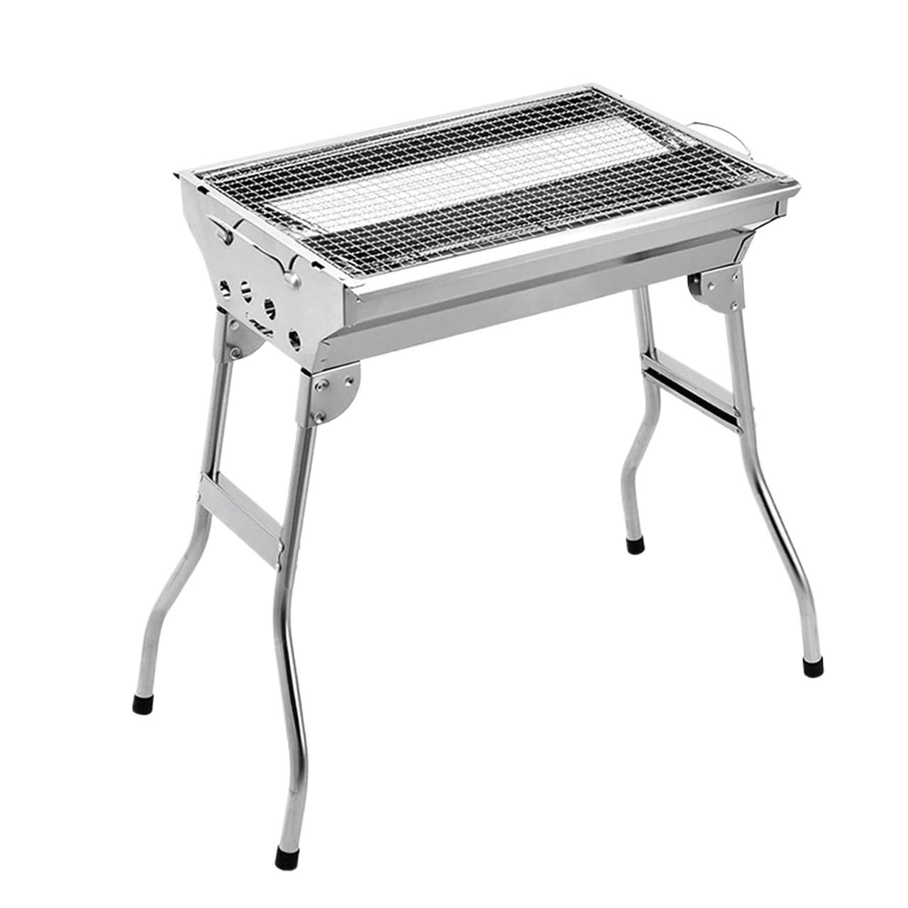 Grille Węglowe Grill Węglowy Ze Stali Nierdzewnej Grill Na Świeżym Powietrzu W Pomieszczeniach Przenośny Składany Stojak Gotowanie W Gospodarstwie Domowym Grill Na Węgiel