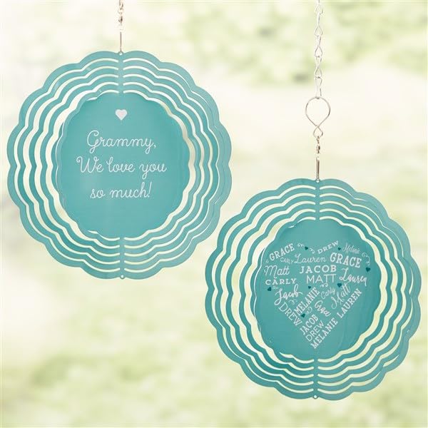 Personalization Universe Close to Her Heart Personalized Wind Spinner