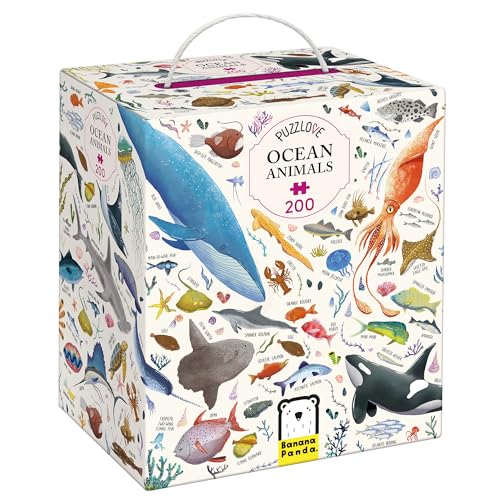 Puzzle Puzzlove Animaux de l'océan (200 pièces) 7+ Floor Puzzle