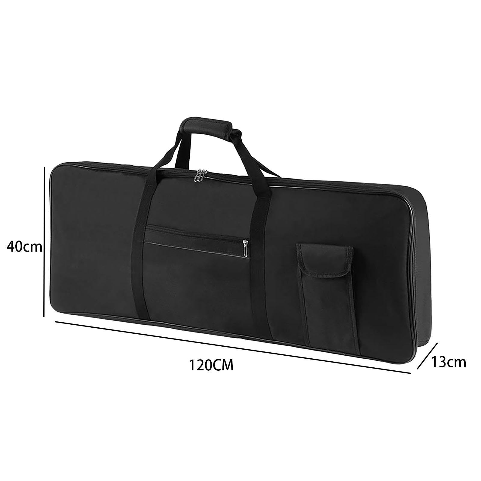 Borsa per tastiera da 76 tasti Borsa per tastiera con manico Custodia per tastiera ispessita Custodia per pianoforte elettronico per concerti di