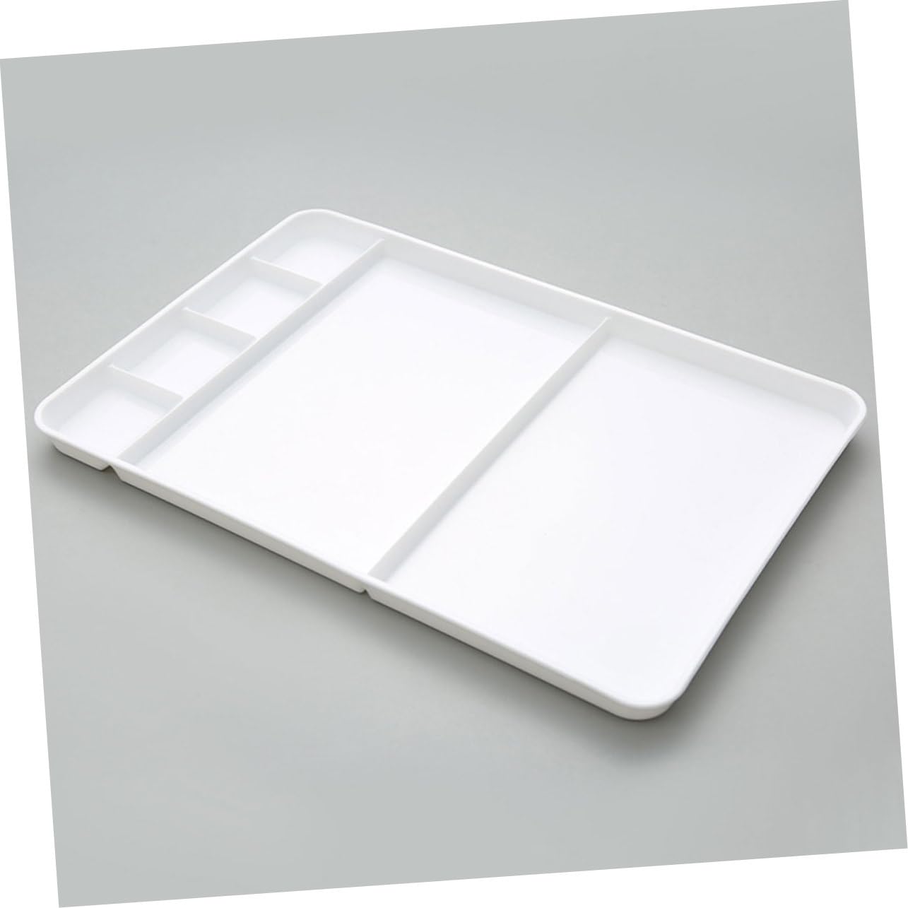 Palette Plastique Multi-Fonction Compartiments pour Peinture Aquarelle et Pastel Plateau Léger et Compact pour Artistes et Bricolage