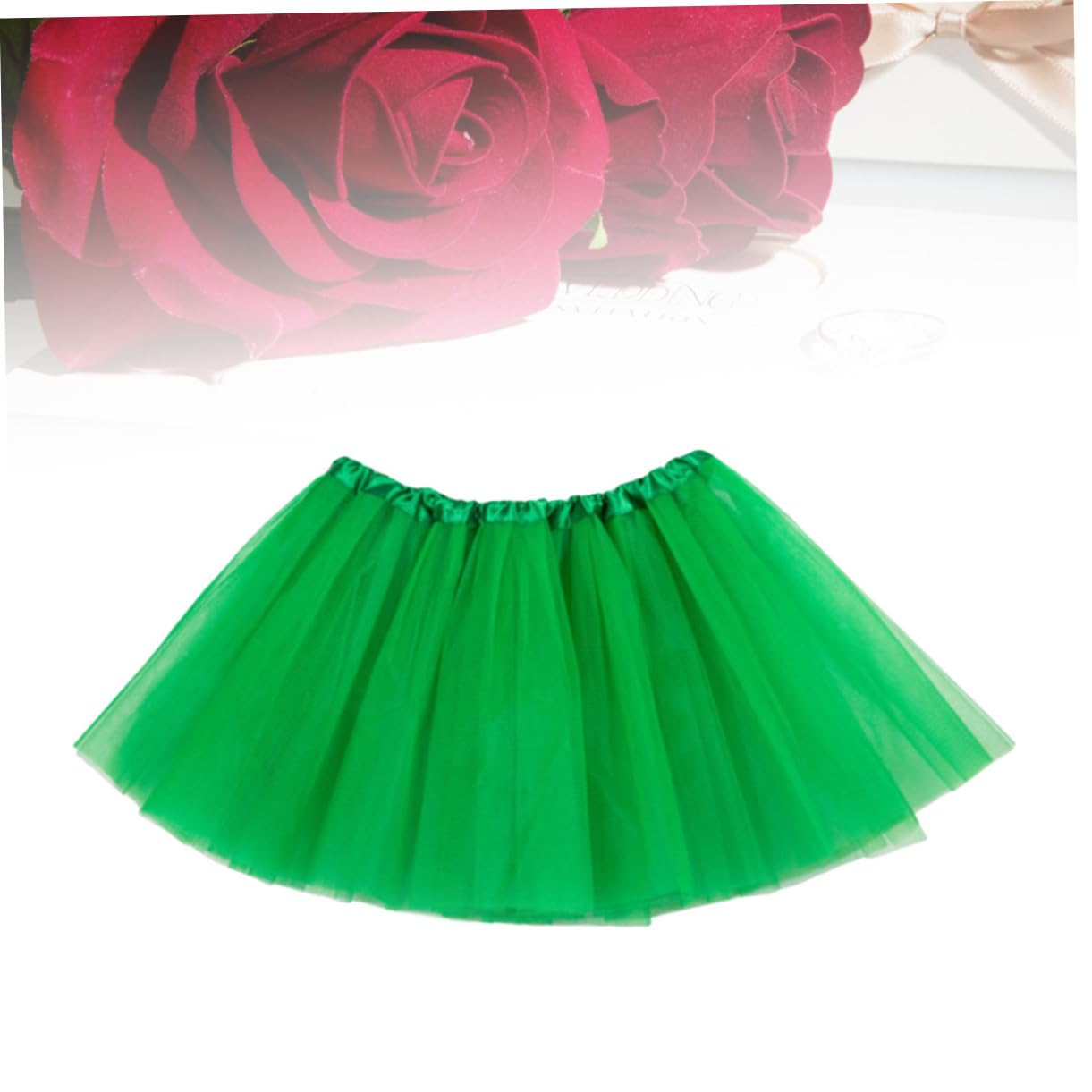 Holibanna Girls Green Tutu Skirt Kids Ballet Skirt for Dance Tutu Dress for Halloween Party