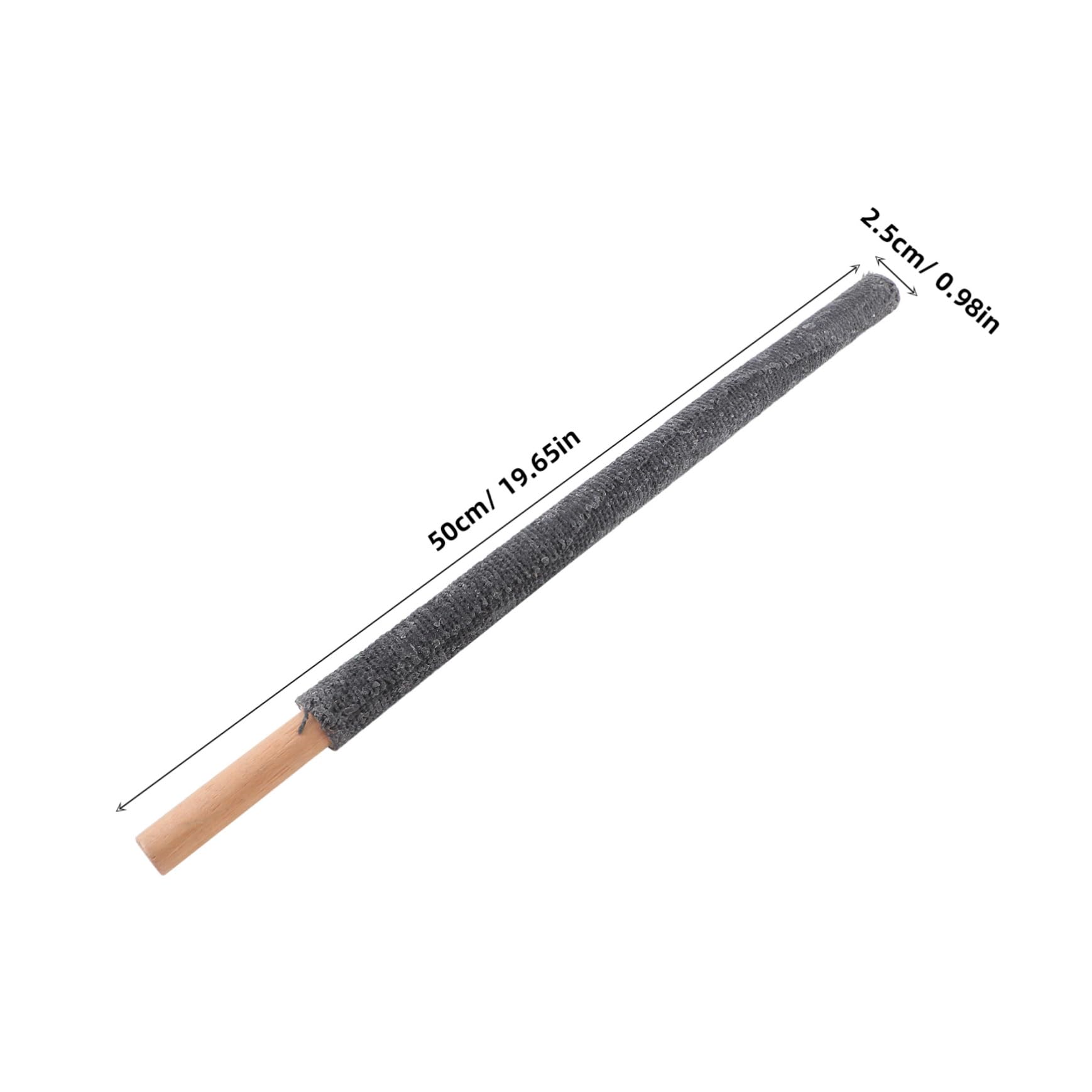 Sosoport 3pcs Outdoor Garden Fire Torch Light with Wooden Handheld Stake for Garden Décor Outside for Backyard Patio