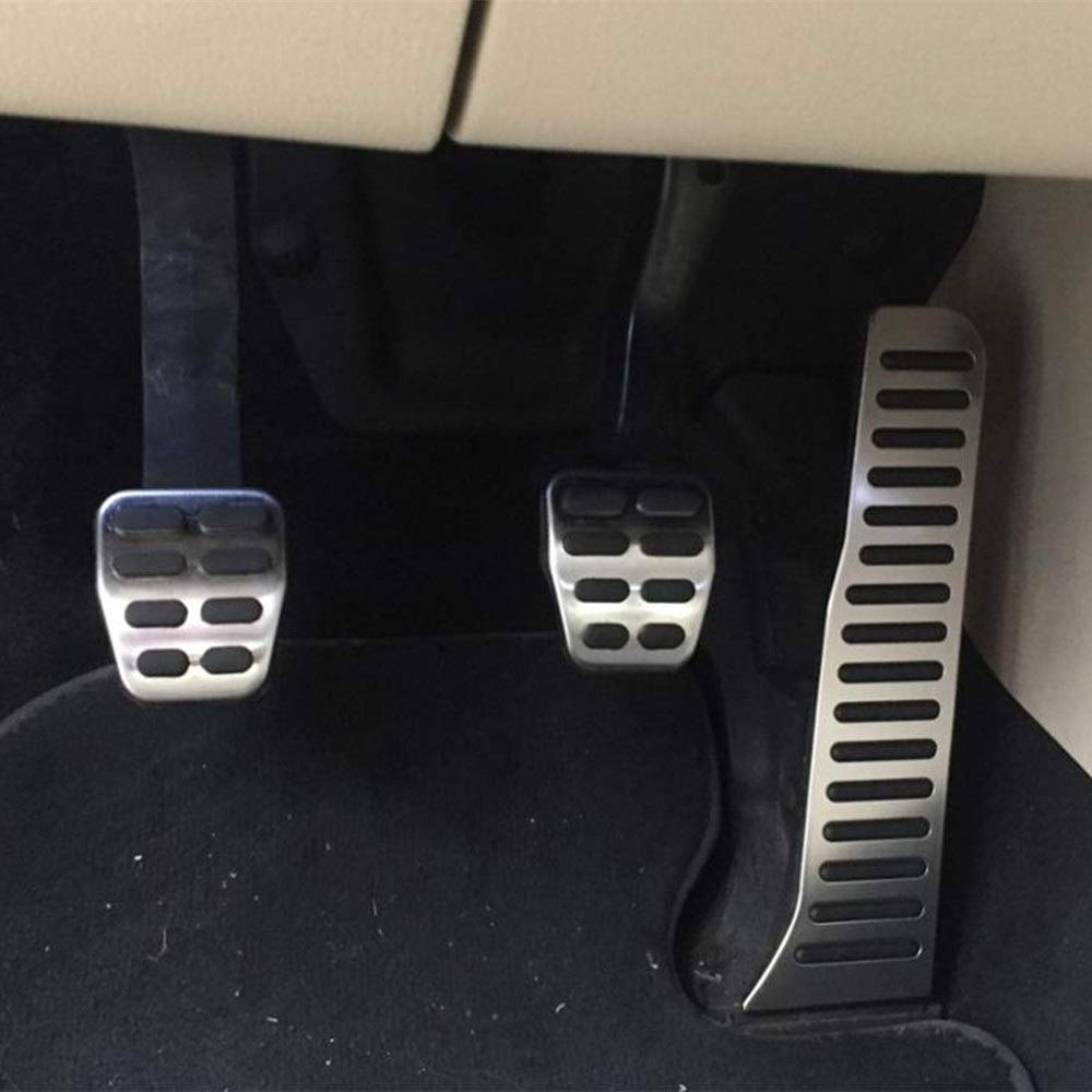 Car Pedals For VW For Golf 5 MK5 For Golf 6 Mk6 For Golf5 For Golf6 2003-2013 LHD Car Gas Brake Pedal Car Pedals Cover Accelerator Brake (Size : MT Without Rest) Automotive