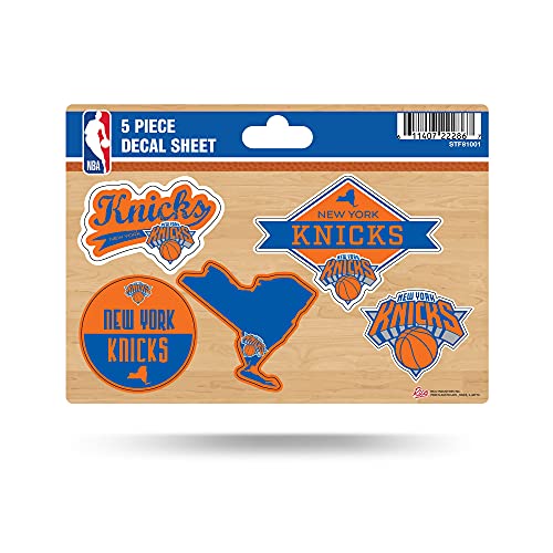 Rico Industries NBA Basketball New York Knicks 5-PC Sticker Sheet