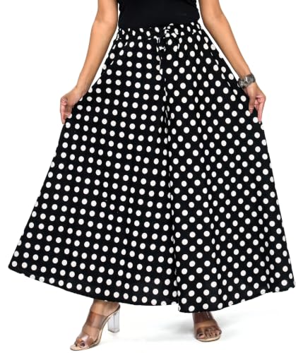 Image of Women's Cotton Long Palazzo Pant