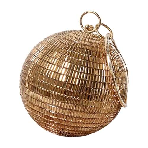 Sac de soirée doré compact pour ranger vos essentiels avec élégance