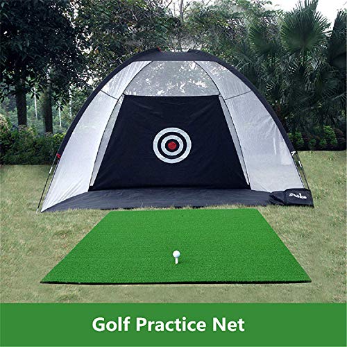 CHSEEO-4-en-1-Red-Jaula-para-Entrenamiento-de-Golf-Red-de-Practica-de-Golf-para-Golpes-de-Drive-Poniendo-Chipping-Lona-de-Practicas-de-Golf-para-Enganchar-y-Practicar-Deportes-al-Aire-Libre-3