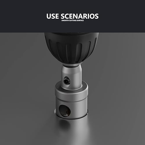 Miniatura 7 de CSOOM La sierra de agujero de carburo y la sierra de agujero TCT son herramientas perfectas para perforar agujeros en carpintería, metal, acero