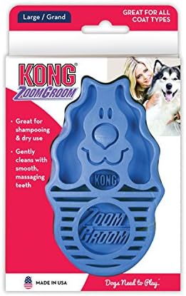 photo Kong Zoom Groom Dog Reviews kong zoomgroom dog brush for