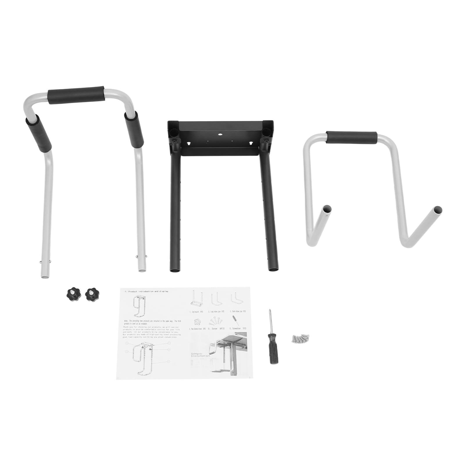 Supporto regolabile per PC sotto la scrivania | orizzontale 15-30 cm e verticale 30-60 cm, salvaspazio, per la maggior parte dei case del computer, portata 27,22 kg