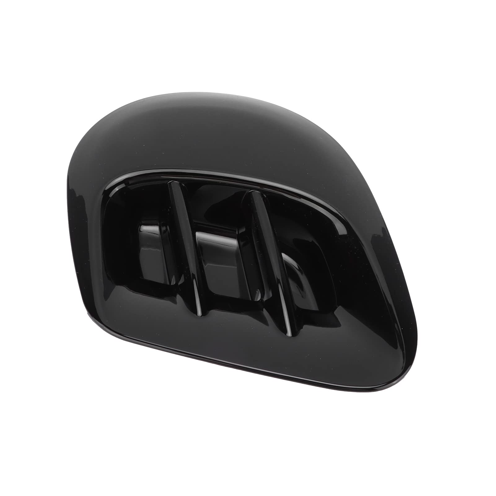 Copertura per Presa D'aria Laterale Parafango Posteriore Sostituzione Elegante per Smart Fortwo 453 2015‑2021 Fibra di Carbonio per Styling Esterno Auto (Nero lucido)