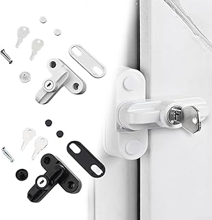 Sicherheitsschlösser aus Legierung, geeignet für den Einsatz an verschiedenen Arten von UPVC-Türen (weiß)