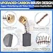 Eotufuir 70PCS Electric Motor Carbon Brushes Set, 11 Assorted Sizes, Thicker Copper Wire, Copper-Plated Spring, Premium Graphite Replacement for Power Tools, Drills, Grinders, Vacuum Motors Repair Kit