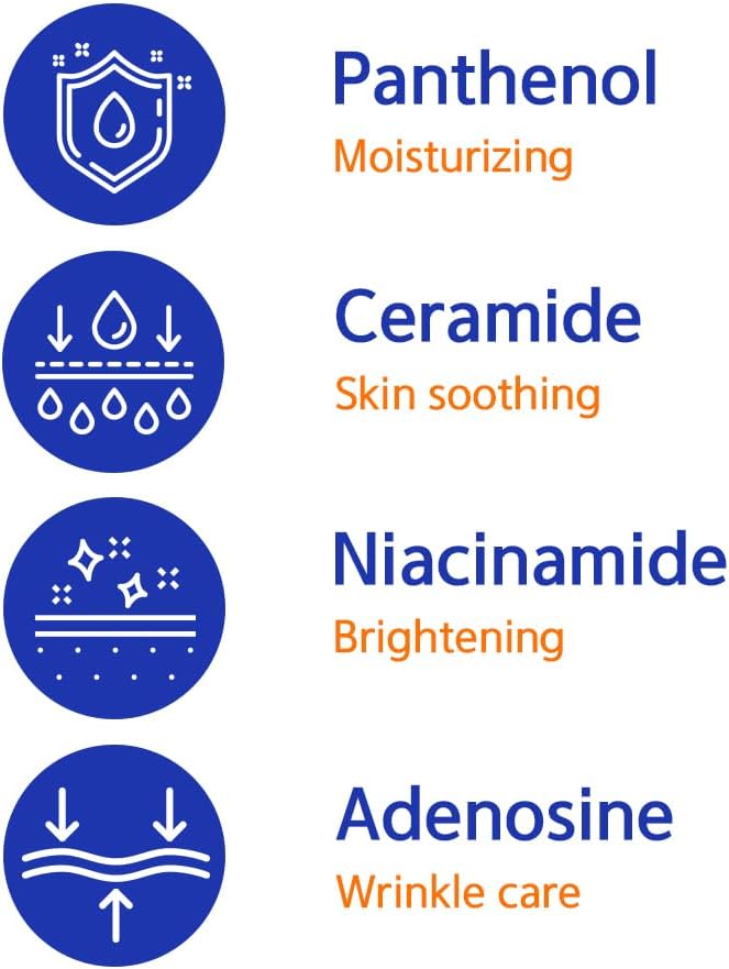 Lon.G Dive to Blue Aqua All-in-one face moisturizer Lotion for Men, Unisex, All Skin Types, Lightweight, Non-Sticky, After Shaving, Alcohol-Free, Hydrating Ceramide, Korean Skincare, 80ml 2.7 Fl oz