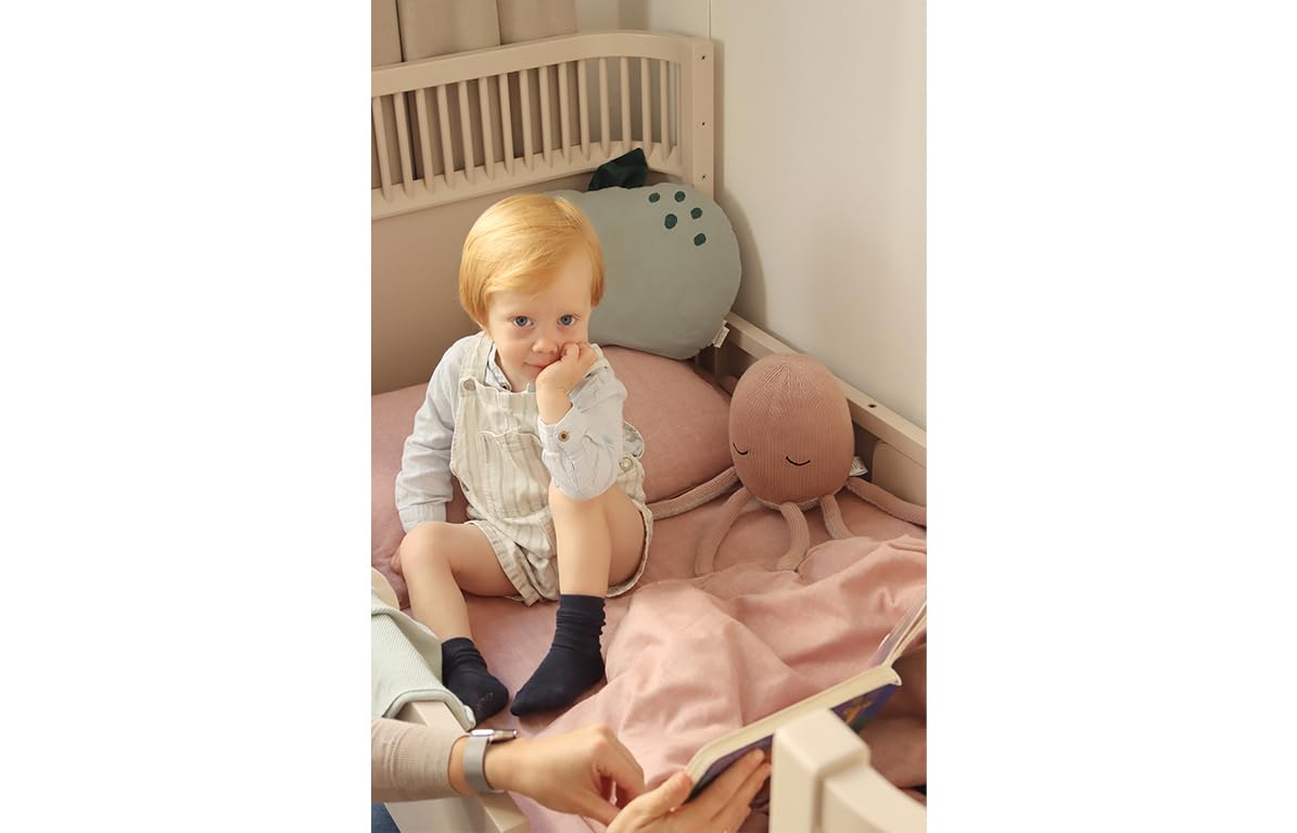 Kindsgut Linge de lit pour Enfants, 100% Coton, 135 x 100 cm avec Fermeture éclair, Respirant et Lavable à 40°, Rose foncé