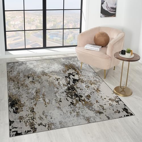 Tapete decorativo moderno LUXE WEAVERS 8'x10' Anthracite
