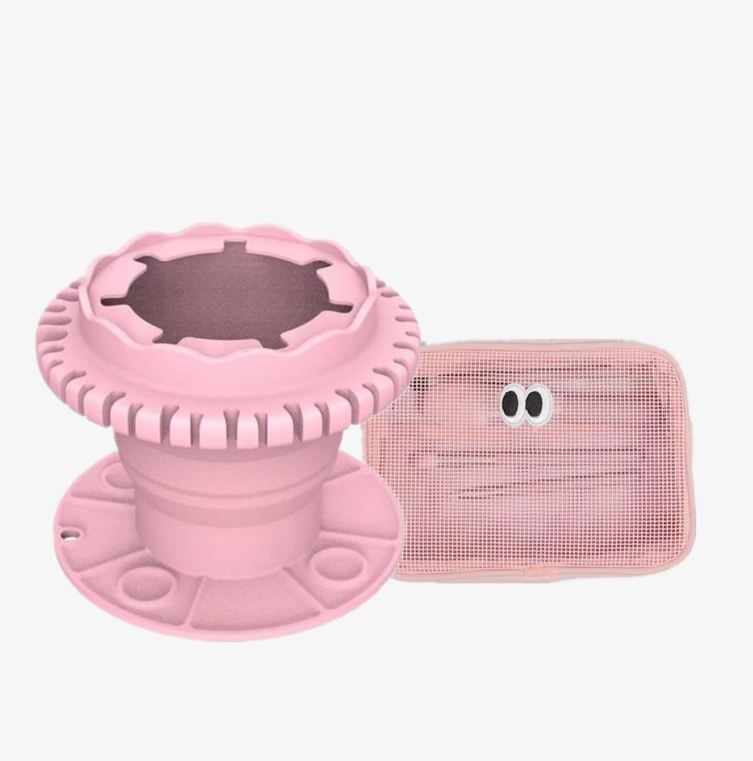 Painter's Foldable palette Paint Brush Cleaner Rinse Cup Brushes Holder (All-in-One) with Storage bag, Silicone safe and easy to clean, easy to store