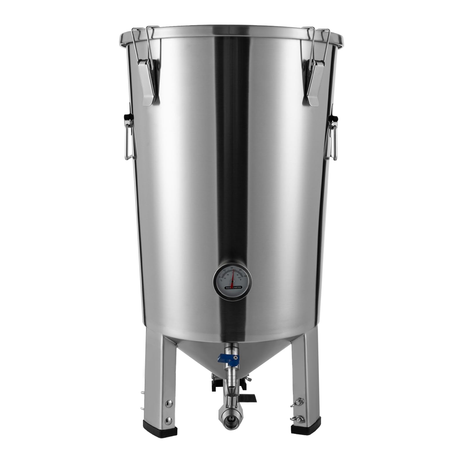 Kit de elaboración de cerveza – Juego completo para elaborar cerveza de acero inoxidable 304, depósito de fermentación y fermentador de 32 litros, control de temperatura 0 – 40 °C, espiral de