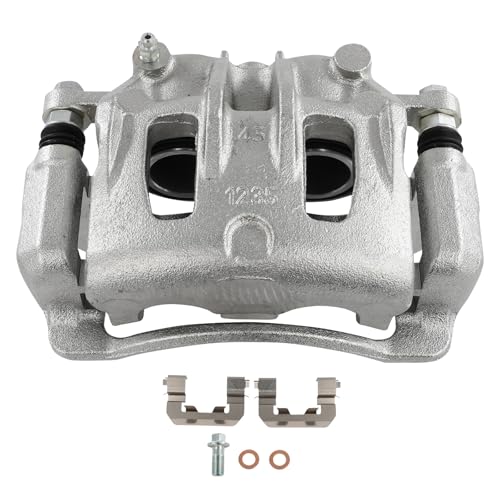 Image of SCITOO 19B3211 Front Left Disc Brake Caliper Assembly w /Bracket for Hyundai for Santa Fe 2007-2009 2013-2018,for Hyundai for Santa Fe XL 2013-2019