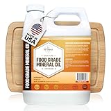 Food Grade Mineral Oil (32 Oz) | Food Safe Cutting Board Oil for Butcher Blocks, Salad Bowls,...