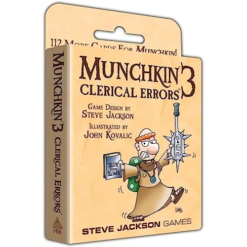 Steve Jackson Games 1416 - Munchkin 3: Clerical Errors (englische Ausgabe)