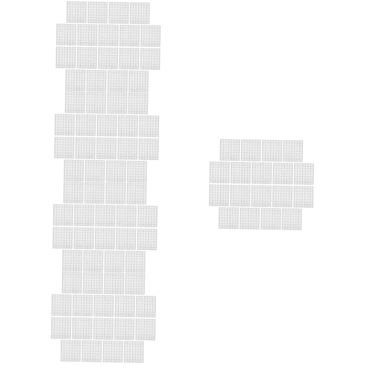 Lurrose 90 Blatt Doppelseitiger Schwammkleber Klebepunkt doppelseitiges Klebeband Punktband scheckheft scrapbbok aufkleber handwerkliche Dekoration Klebebänder z. B. Kunststoff Weiß