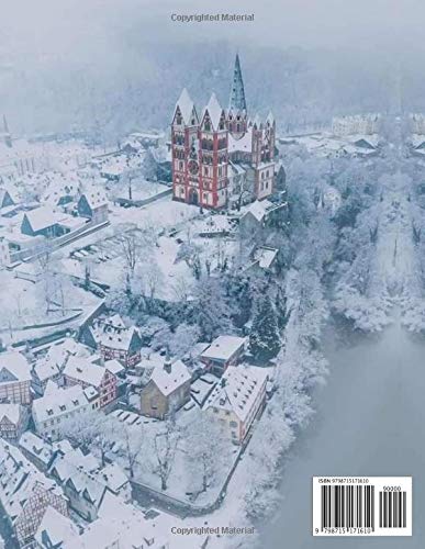 Sleet Notebook: Frozen Castle Journal 120 Blank Pages 8.5 x 11 Dimension, Yellow - Image 2