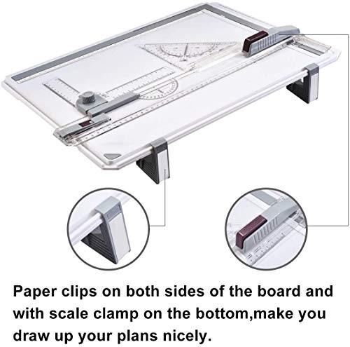 Frylr Metric A3 Drawing Board Drafting Table With Parallel Motion And Angle Metric Measuring System 20” X 14.5” #TOP5