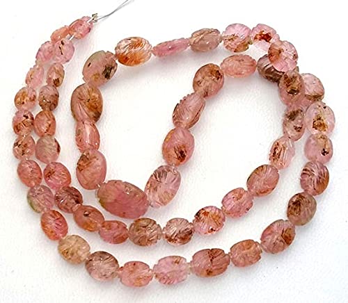Perles de tourmaline pastèque naturelle LKBEADS de 4x6 à 9x12 mm pour bijoux fait main