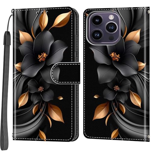 Salanheo Coque pour iPhone 14 Pro Max, iPhone 14 Pro Max Étui, Antichoc Portefeuille Housse Flip Case Étui Compatible iPhone 14 Pro Max