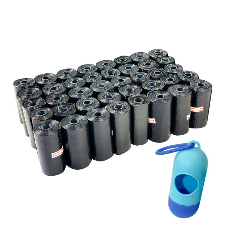 Higiene para Perros Bolsas de Caca Perro Bolsas para excrementos de Perros con Dispensador Bolsas de Caca Bolsa Excremento Bolsas para Perro...