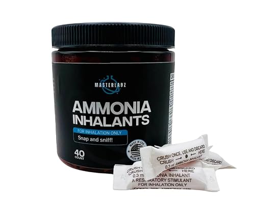 Ammonia Inhalants 40 Pack. Crushable amppoules