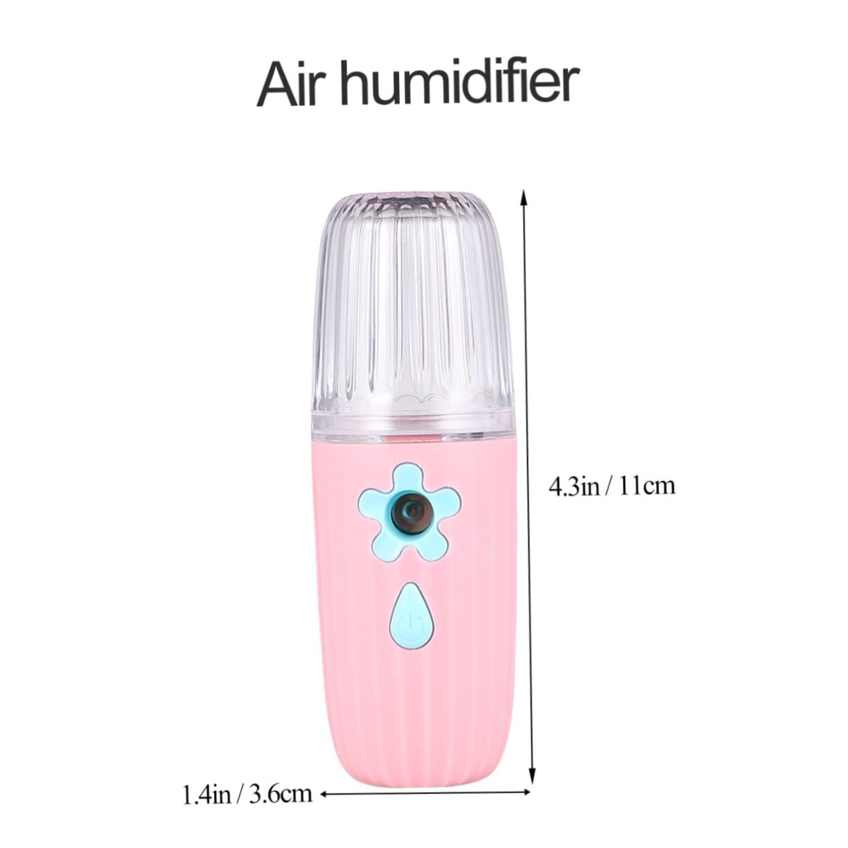 Mikinona 1Pc Portable Facial Mist Sprayer Rechargeable Moisturizer for for Hydration