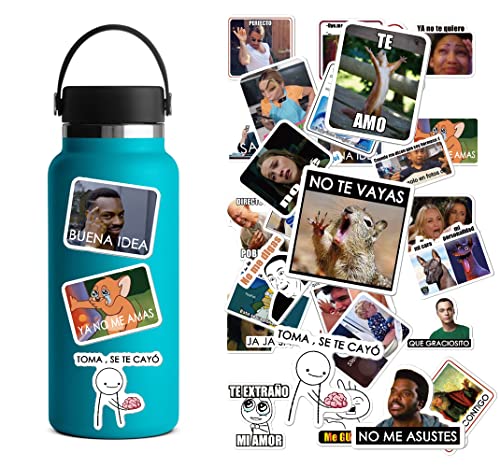 Pegatinas de memes en español de 1step2dream vinilos divertidos para jóvenes y adultos 2