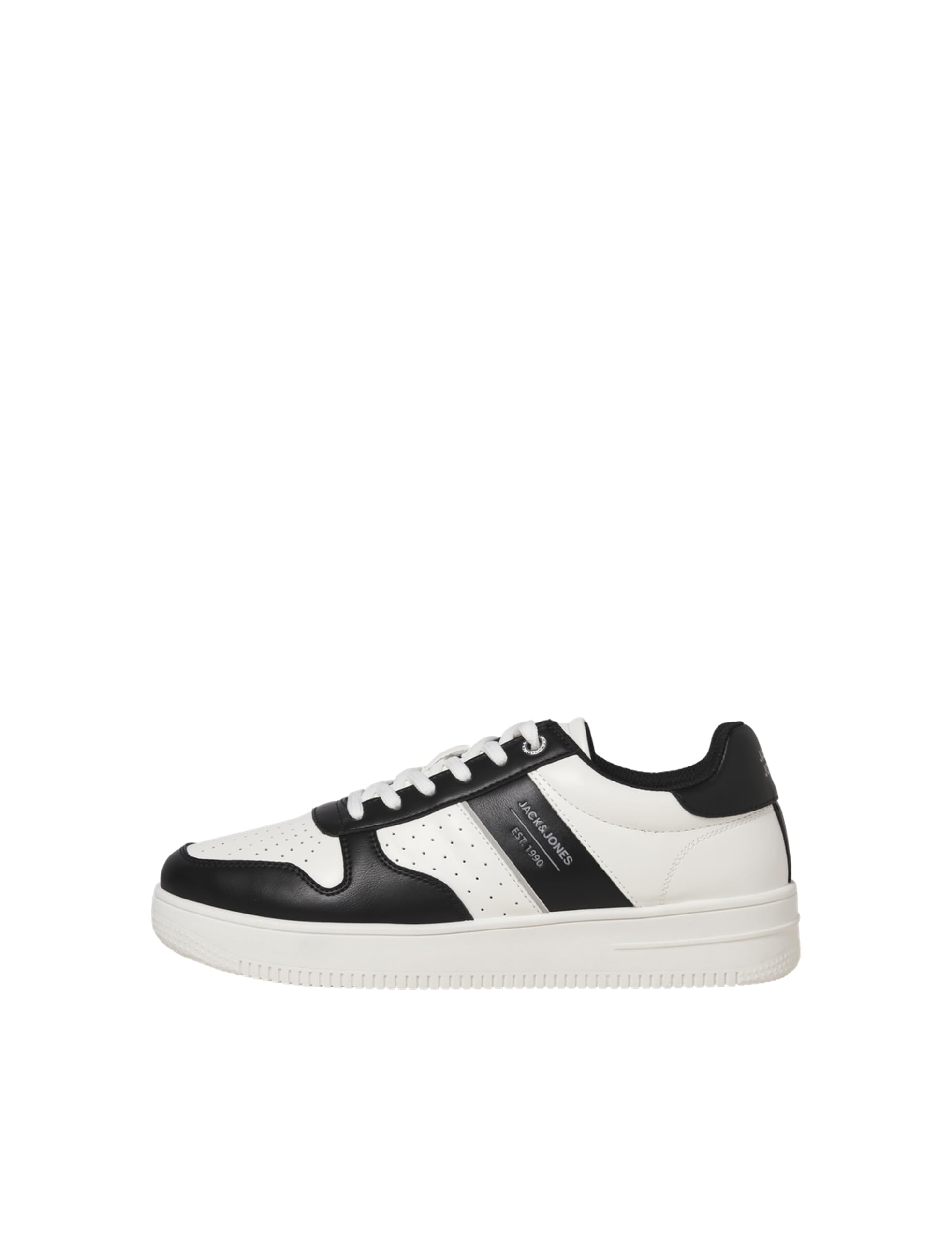 JACK & JONES Men's Jfwmaple PU Trainers, Anthracite, 41 EU, Charcoal, 7 UK