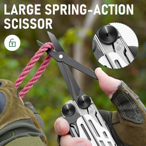 Bibury Multitool Pliers Pro Bi2045, Foldable Multitools With Replaceable Wire Cutters And Saw thumb #5