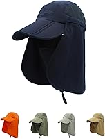 Vista 10 de LLmoway Sombrero de pesca con protección solar para hombre, mujer, niños, safari, de secado rápido