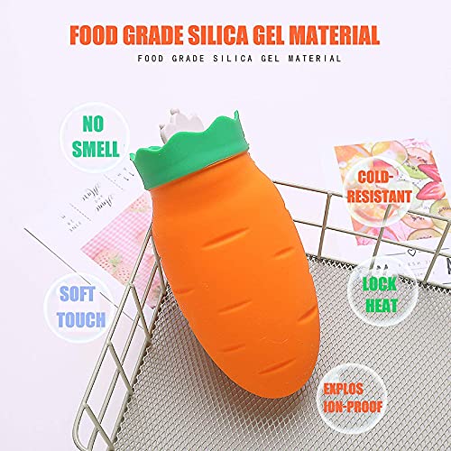 Warm waterzak hand warmer water injectie wortel warm water fles magnetron life verwarming schattige siliconen winter… - Image 5