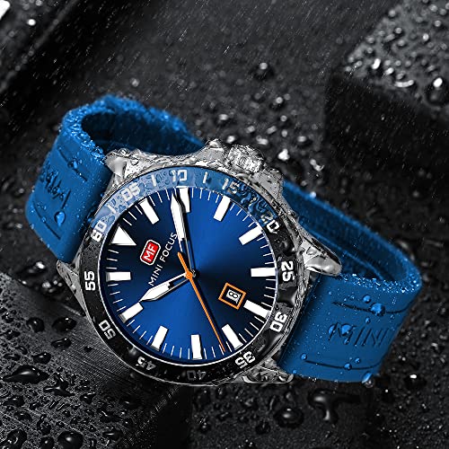 Image of AIMES Mens Watches Chronograph Waterproof Sport Military Watch for Men Analog Quartz Movement Stylish Wrist Watch Elegant Gift Watch for Men