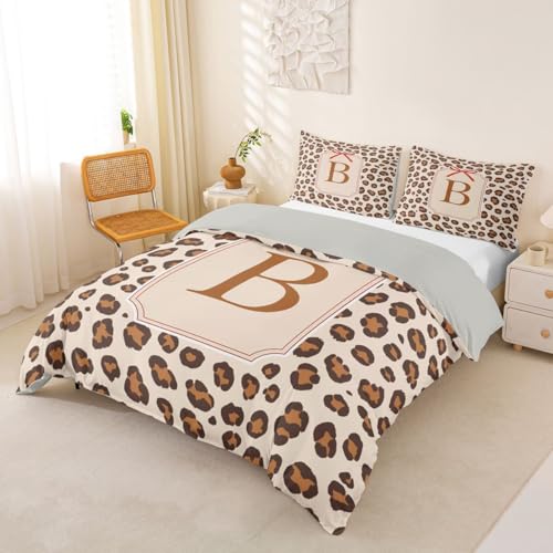 Microfibre Léopard Parure de Lit au Toucher Soyeux et Durable - 3