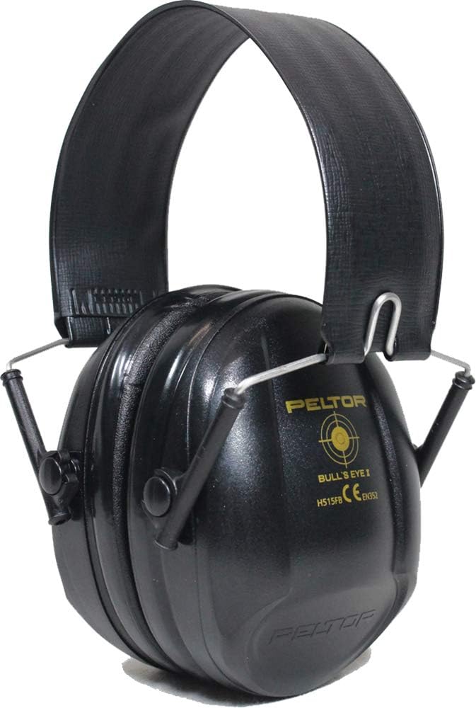 7000039681 3M PELTOR Bull's Eye I Earmuffs, 27 dB, Black, Foldable, H515FB-516-SV