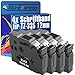 Produktbild Tito-Express PlatinumSerie 4 Schriftband-Kassetten kompatibel mit Brother TZ-335 TZe-335 12mm White/Black P-Touch 2450 DX 2460 2470 2480 2500 PC 2700 2730 VP 300 SP 310 CC 340 C 240 250 2600 540 C