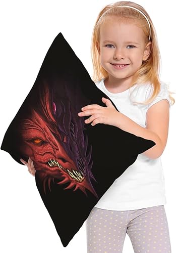 Miniatura 7 de Beabes Funda de almohada de cuervo y rama negra, funda de cojín cuadrada suave con rama de árbol de cuervo negro, decoración del hogar para sofá,