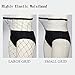 Benefeet Sox Womens Black Fishnets High Waist Fishnet Tights Black Halloween Fishnet Stockings Sexy Mesh Thigh High Pantyhose Hollow Out Fashion Fish Nets Tights 2 Pack - Black, Large & Small Grid