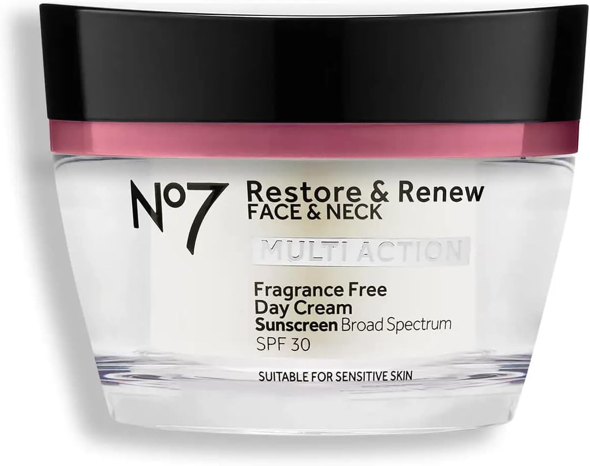 Boots No7 Restore and Renew Day Cream, SPF 30 1.69 Ounce
