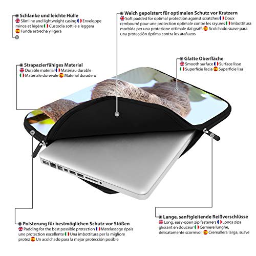 Funda portátil 13,3 pulgadas anticaídas Pedea Chilling Sloth que evita arañazos diarios 4