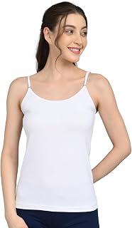 So Glamy Women's Camisole with Adjustable Straps | Soft Breathable Fabric | Lightweight All-Day Wear Price In India