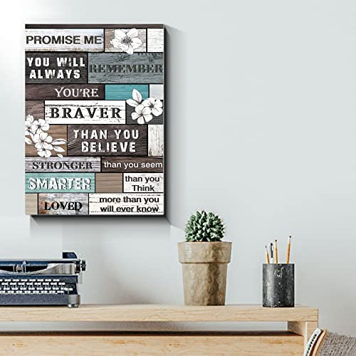 Motivational Wall Art Prints Posters Positive Quotes Inspirational Quote Painting Farmhouse Motivational Wall Decor For Bedroom Affirmation Poster Print Inspirational Quotes Artwork 16X24Inch No Frame #TOP3